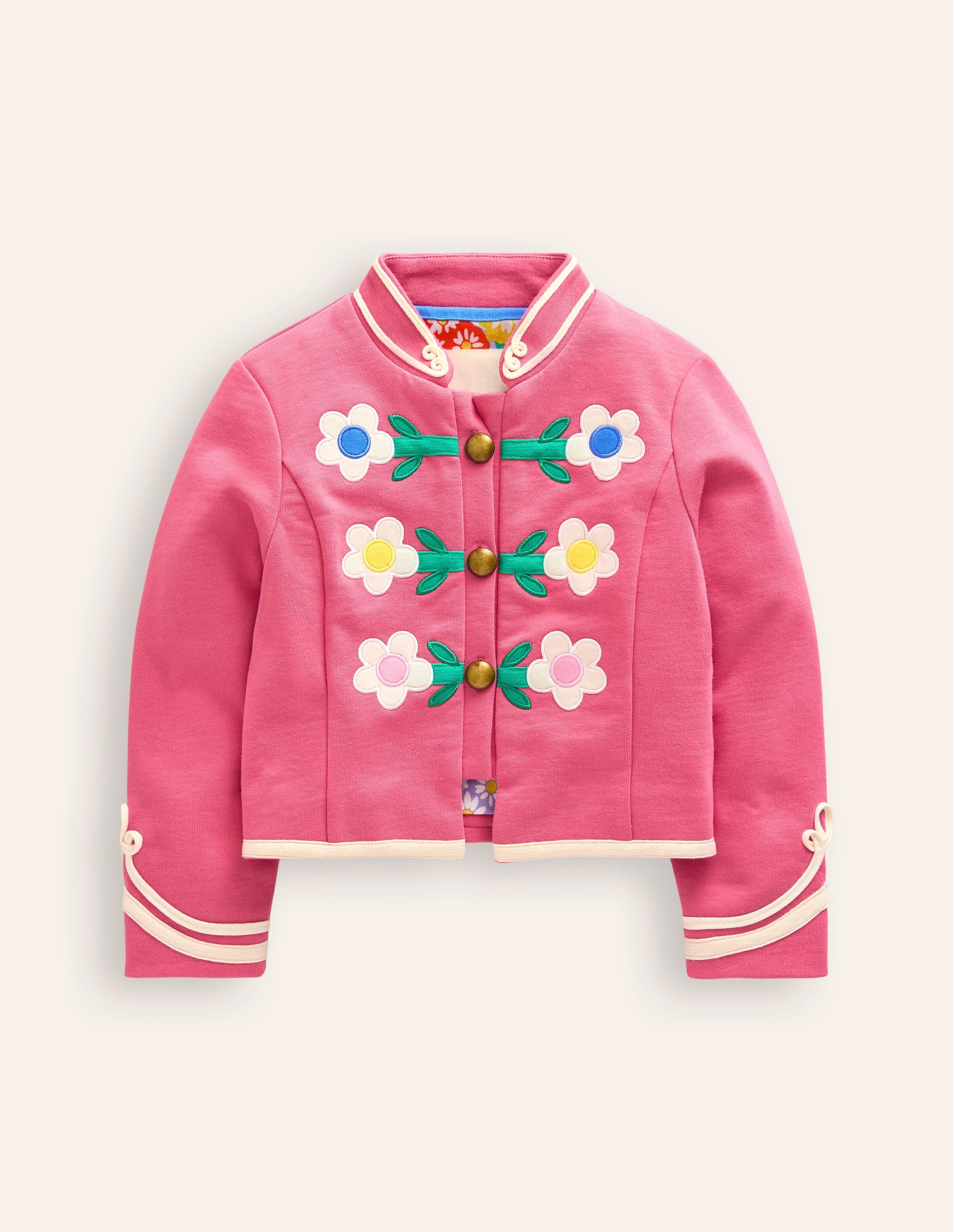  Floral Military Jacket-Rose Pink、mySite、ashleygrahame