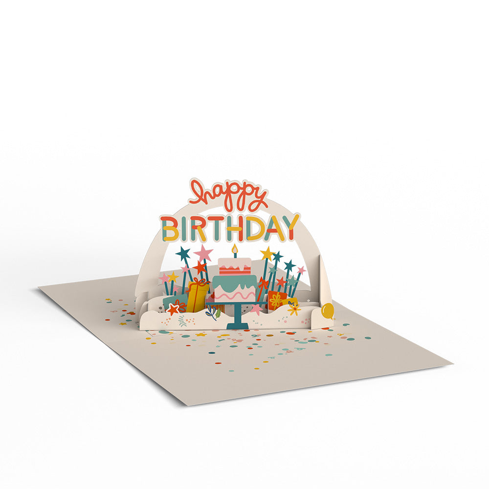 Whimsical Birthday Box Set (Assorted 12-Pack): Paperpop® Card、mySite、solidvoid