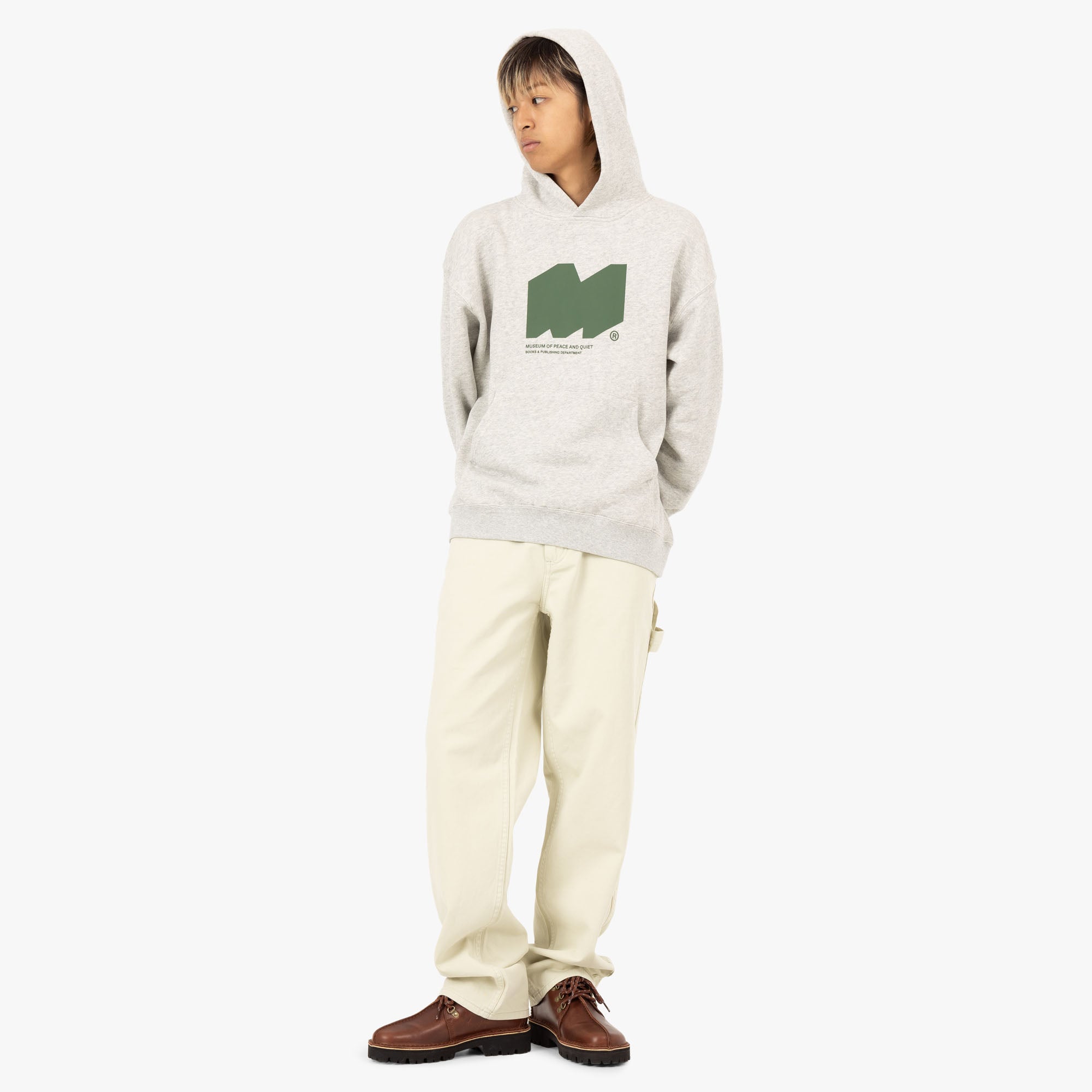  Museum of Peace & Quiet Museum Publishing Pullover Hoodie / Heather、mySite、merchandisen