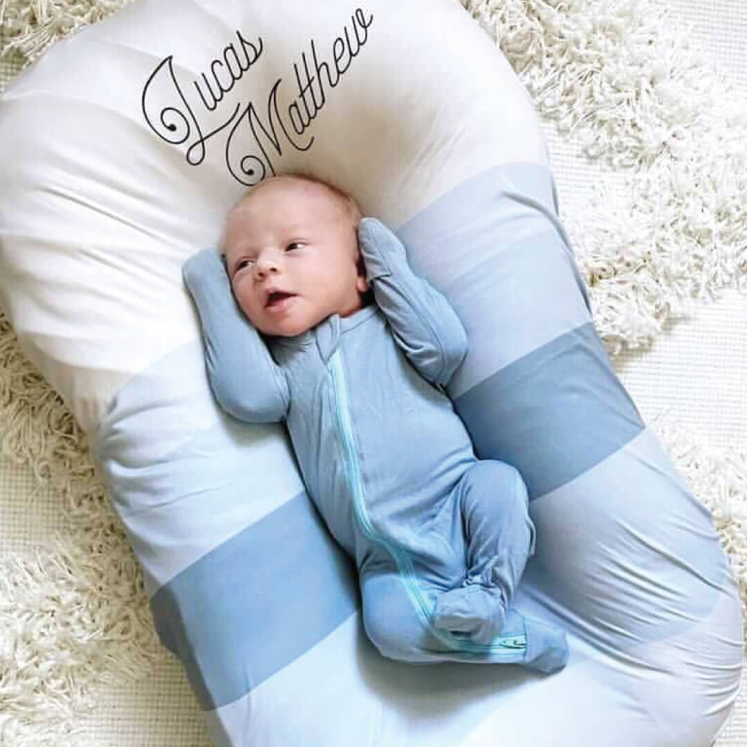  Personalized Ombre Swaddle | Dusty Blues、mySite、layawaytickets