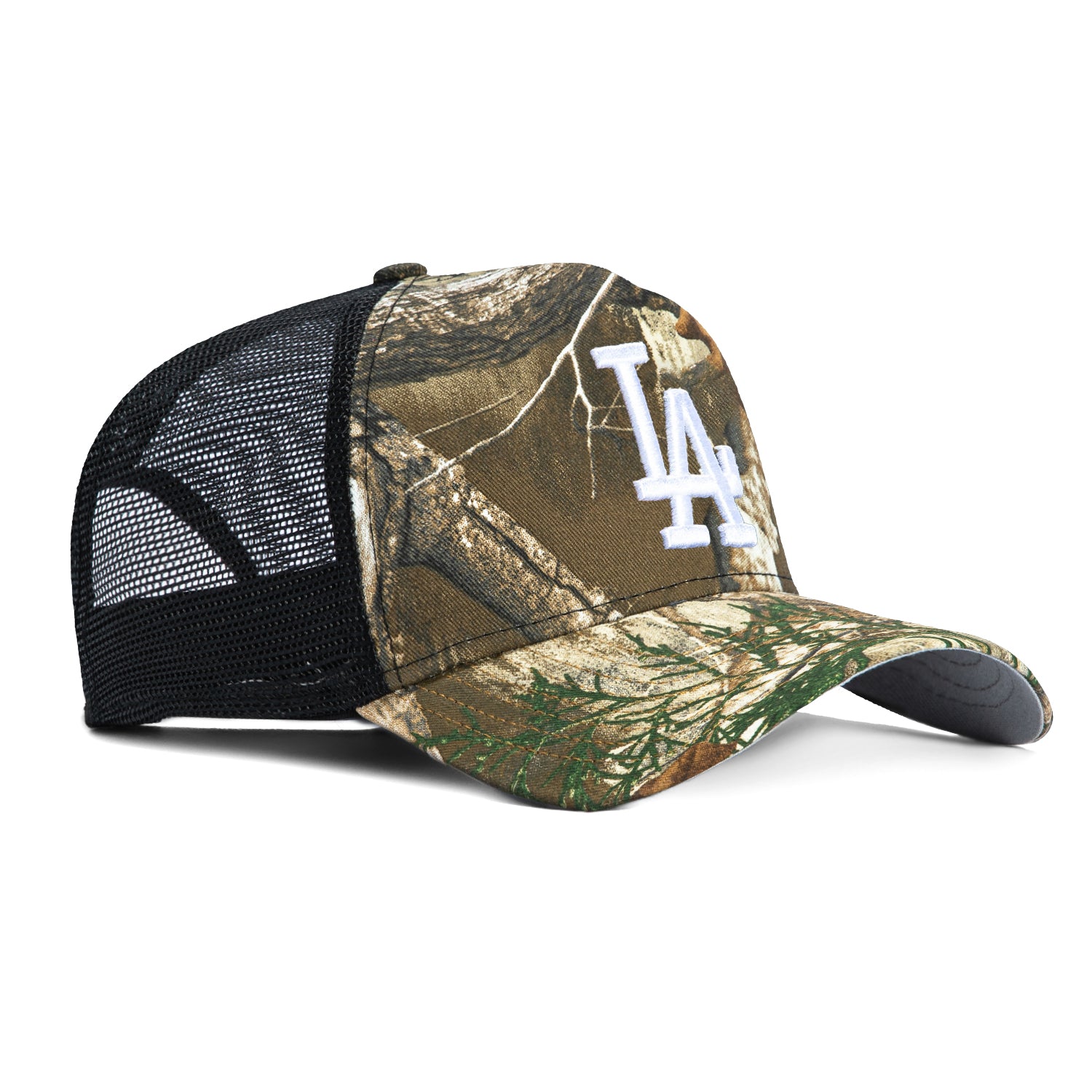 New Era 9Forty A-Frame Los Angeles Dodgers Snapback Trucker Hat - Realtree, Black、mySite、vikingsvslions