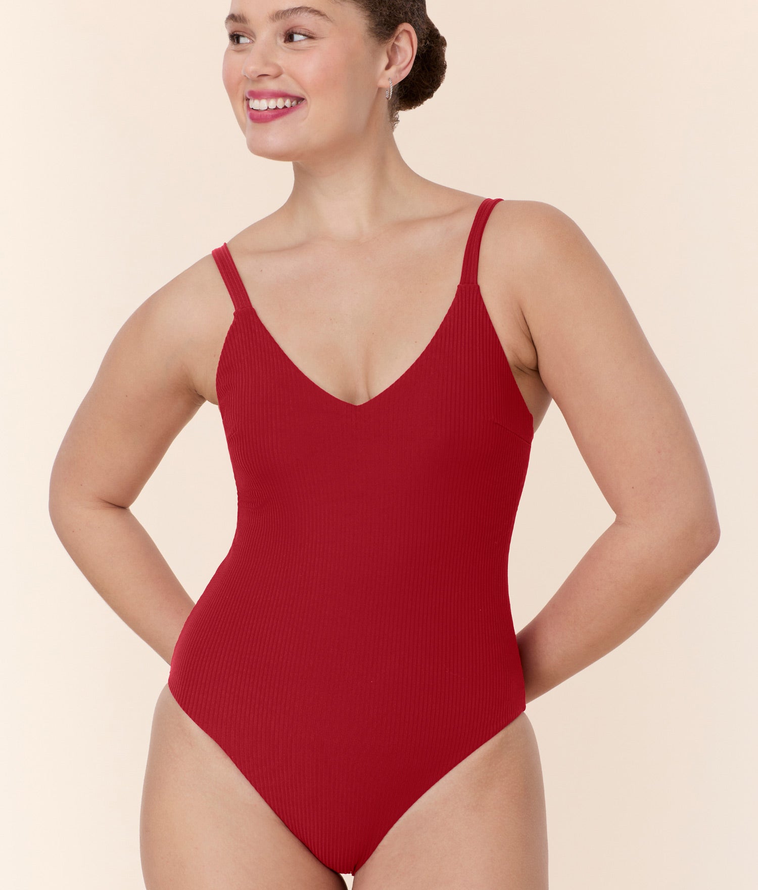  The Marco One Piece - Eco Ribbed - Flame - Classic、mySite、ashleygrahame