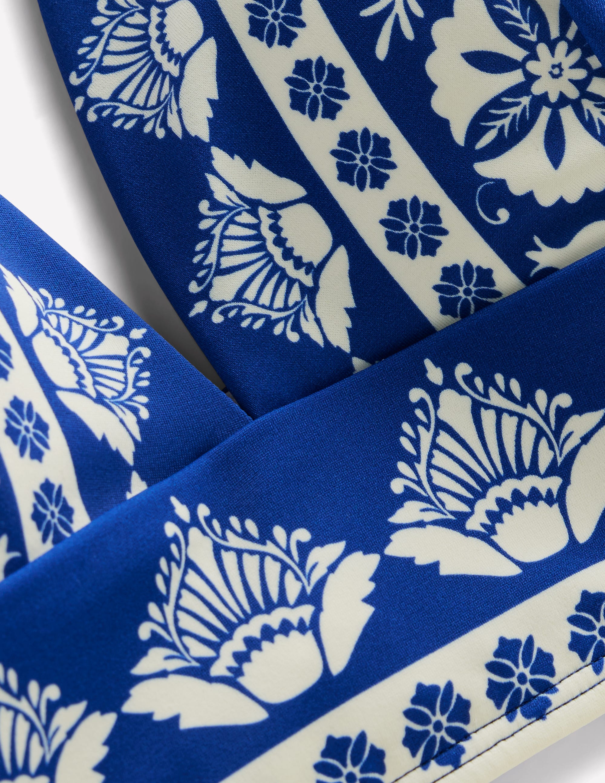  Porto Bikini Top-Bright Blue, Ornate Stripe、mySite、ashleygrahame