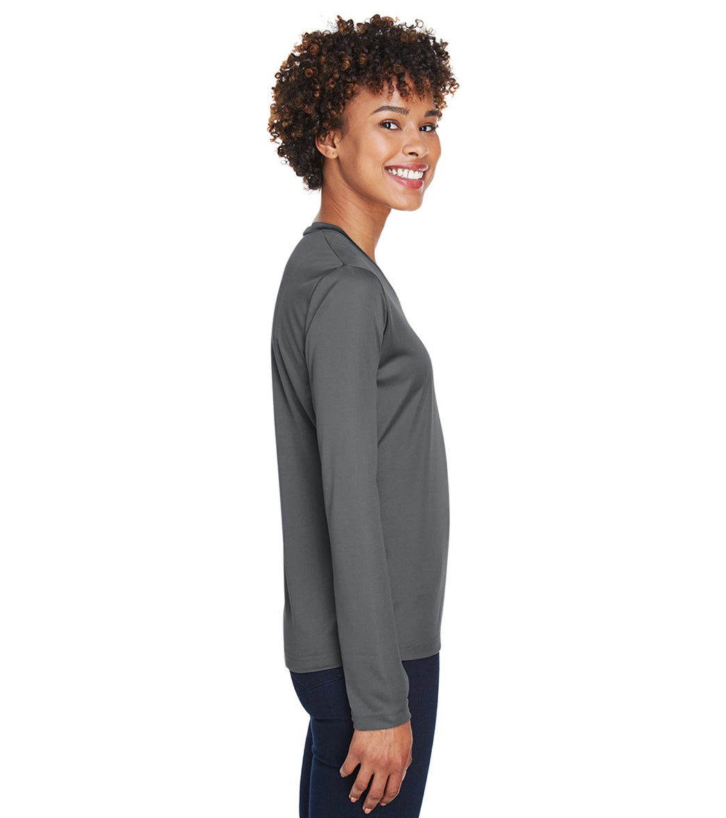 Team 365 Women's Zone Performance Long Sleeve T-Shirt、mySite、noshort
