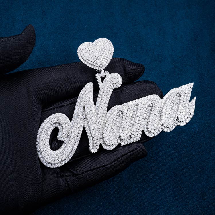 NANA Custom Moissanite Pendant 14K Gold、mySite、hinf8tx79