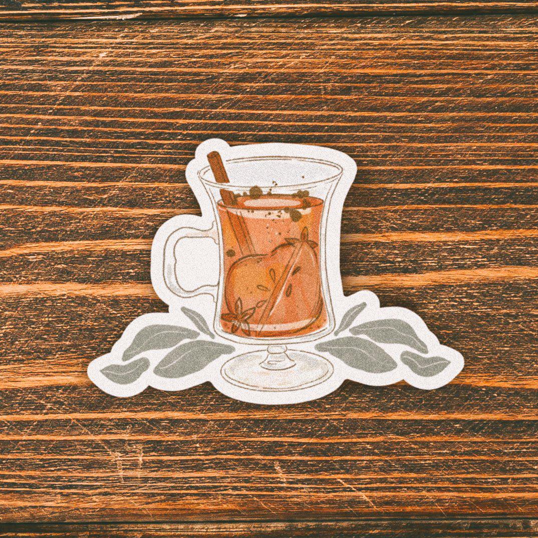  Hot Toddy Drink Fall Sticker、mySite、elrpsem3k