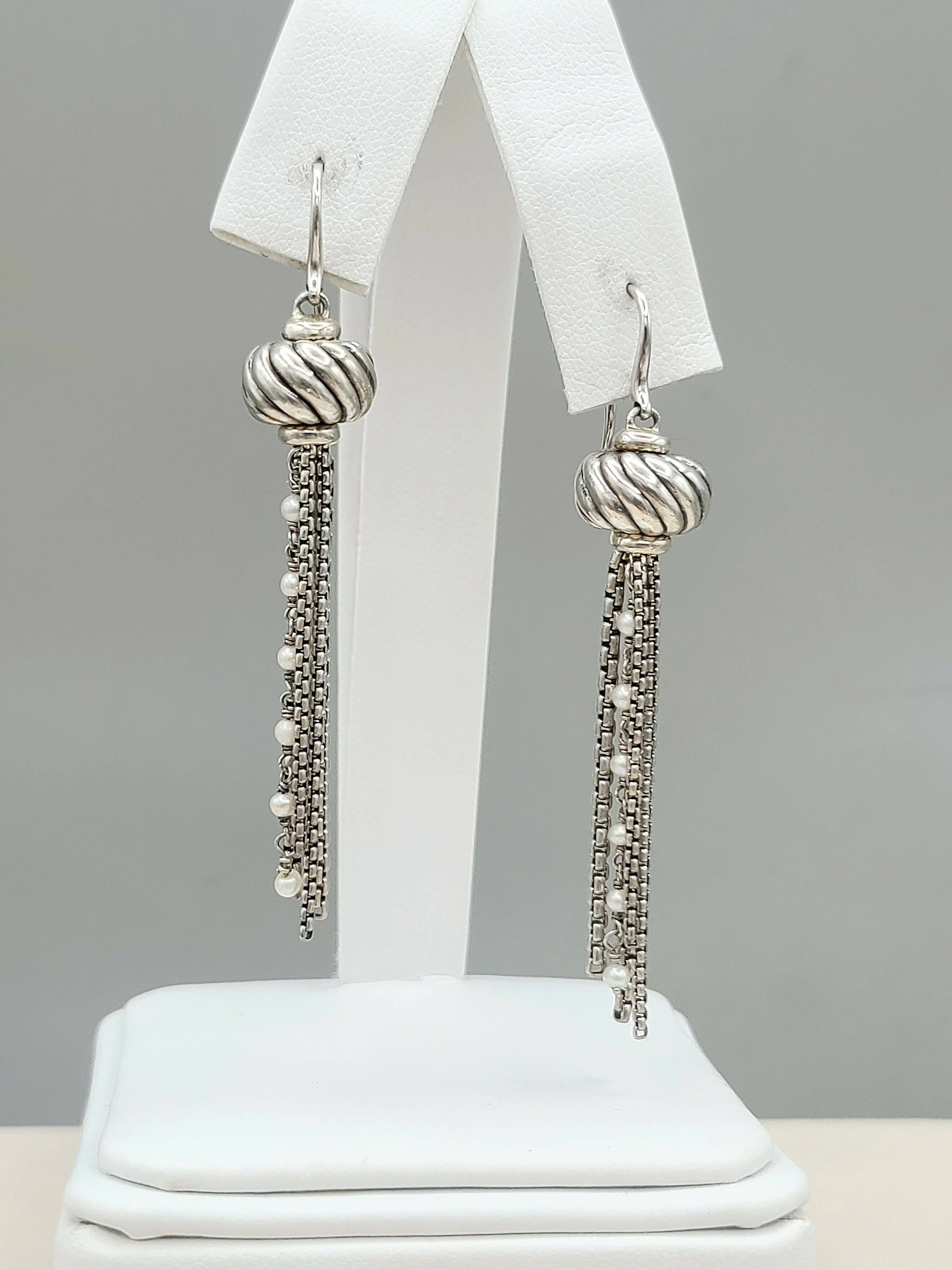 David聽Yurman聽Pearl Tassel聽Drop聽Earrings、mySite、hinf8tx79