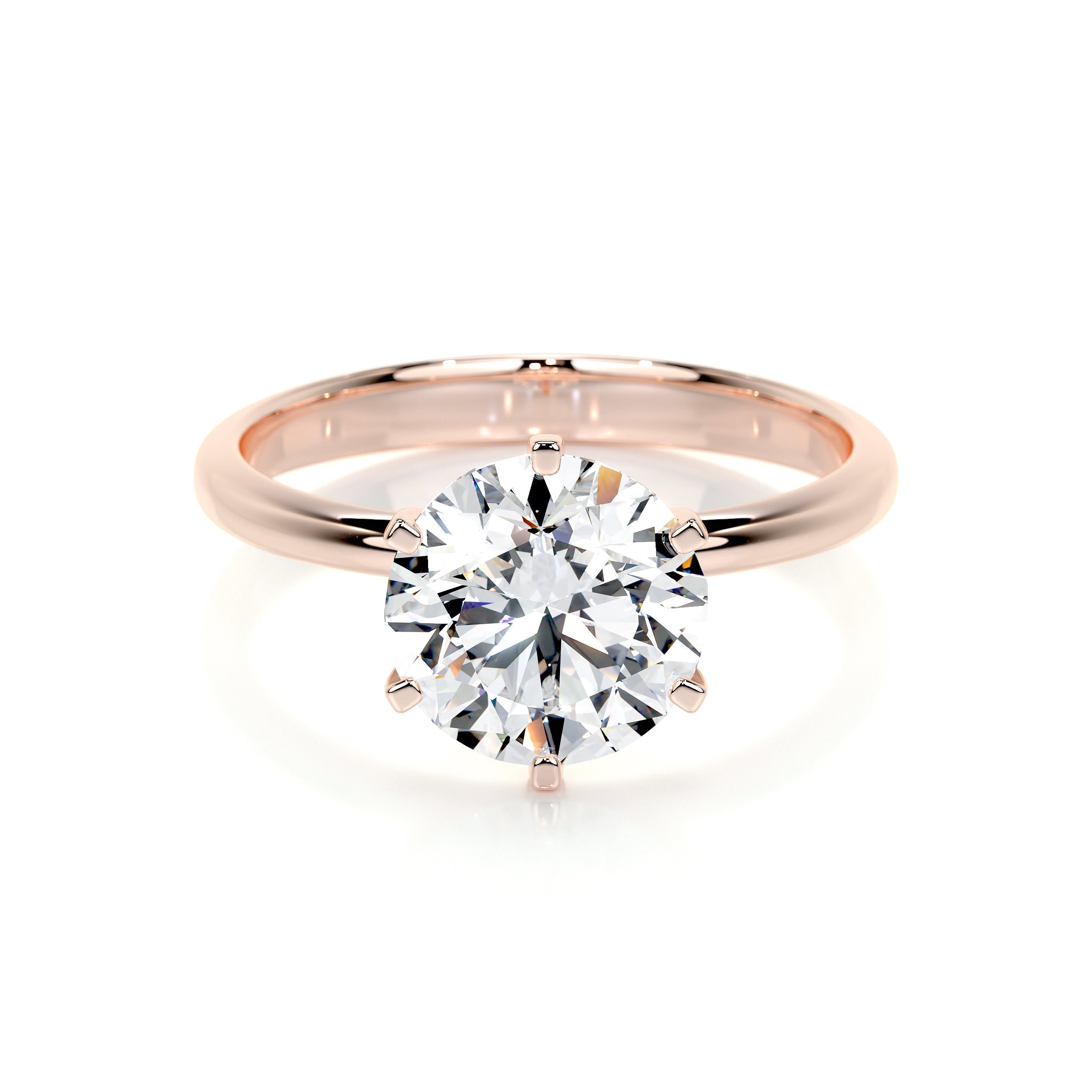 Samantha Bleu Lab Grown Diamond Ring -14K Rose Gold、mySite、hinf8tx79