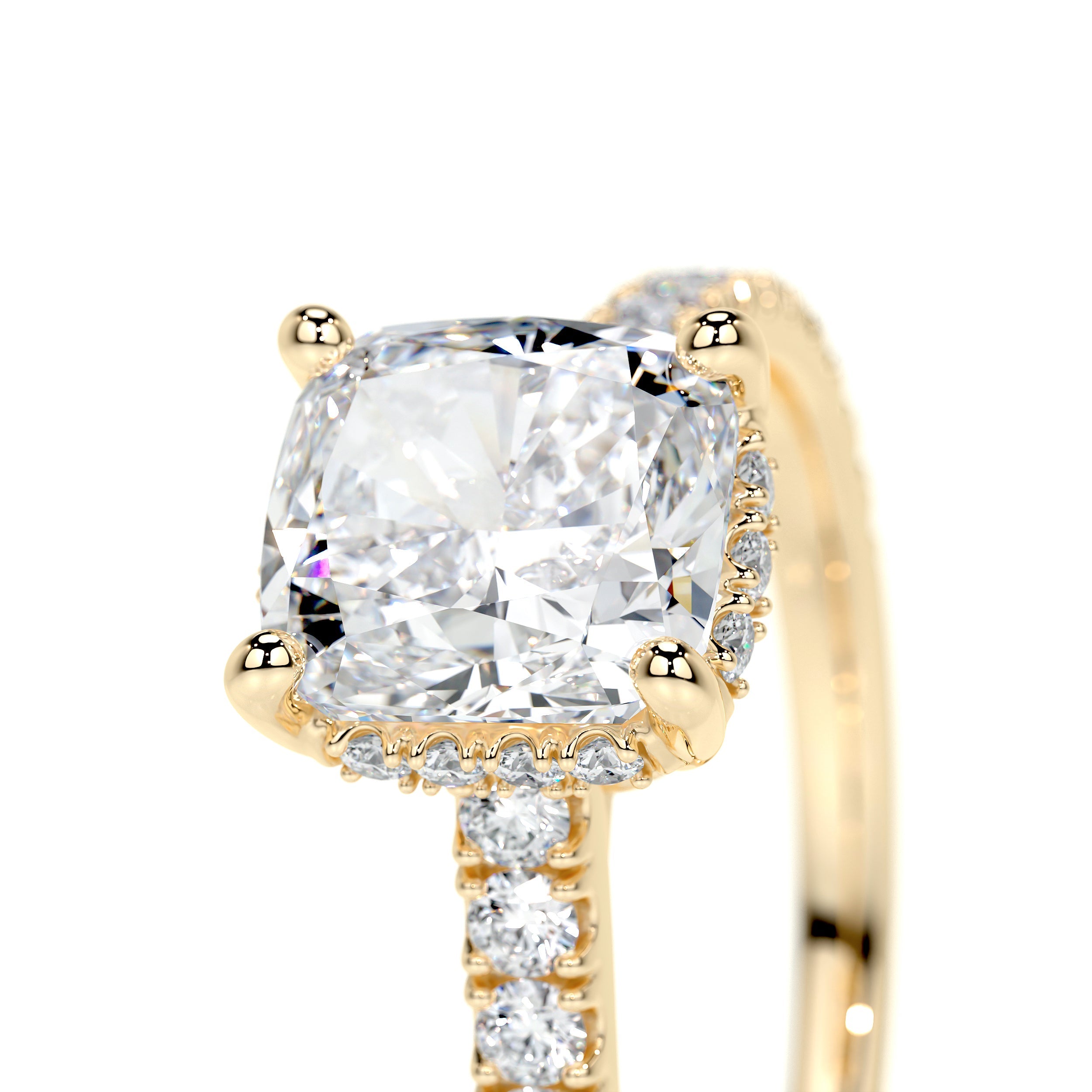 Cassandra Lab Grown Diamond Ring -18K Yellow Gold、mySite、hinf8tx79