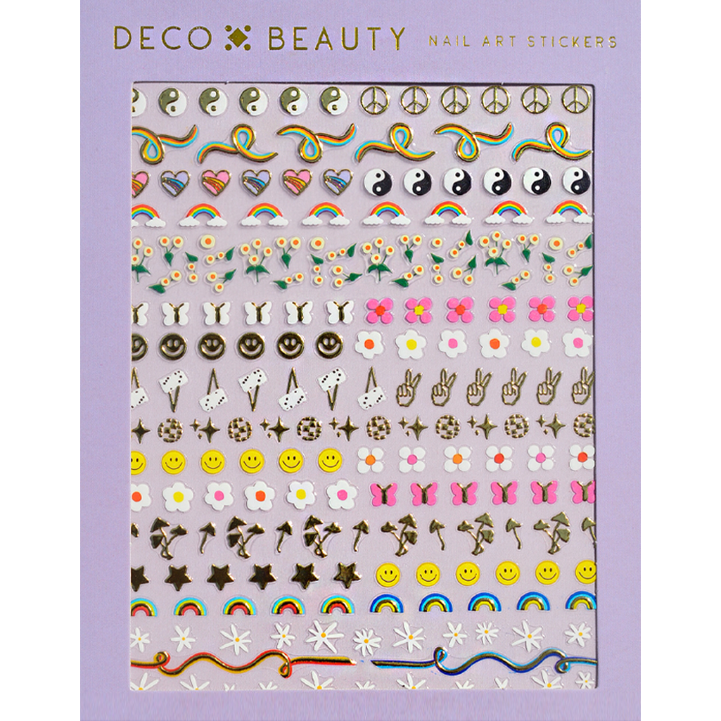  Stay Groovy Nail Art Stickers、mySite、ghnorth