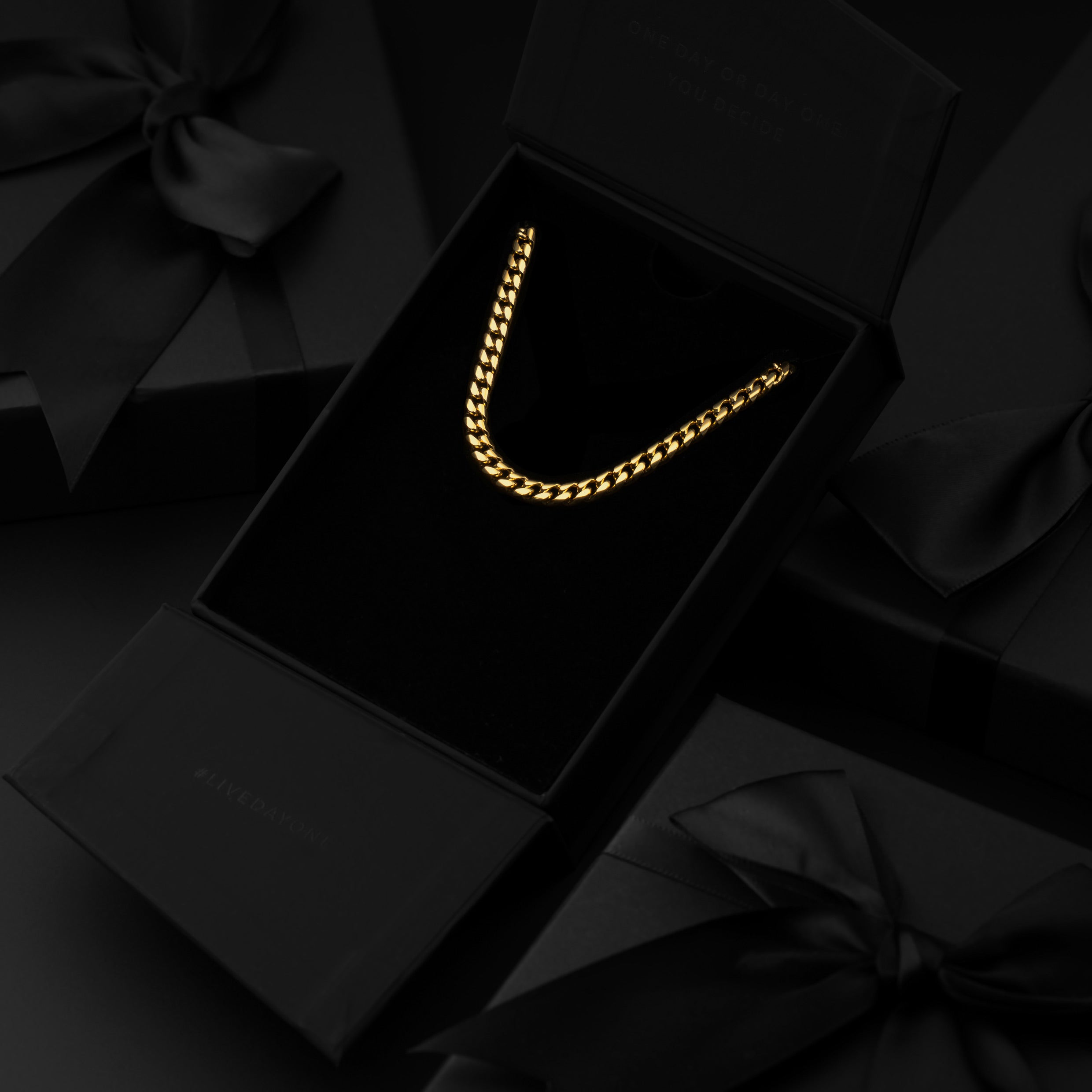 Cuban Chain Necklace, 5MM - 14K Gold、mySite、botmansion