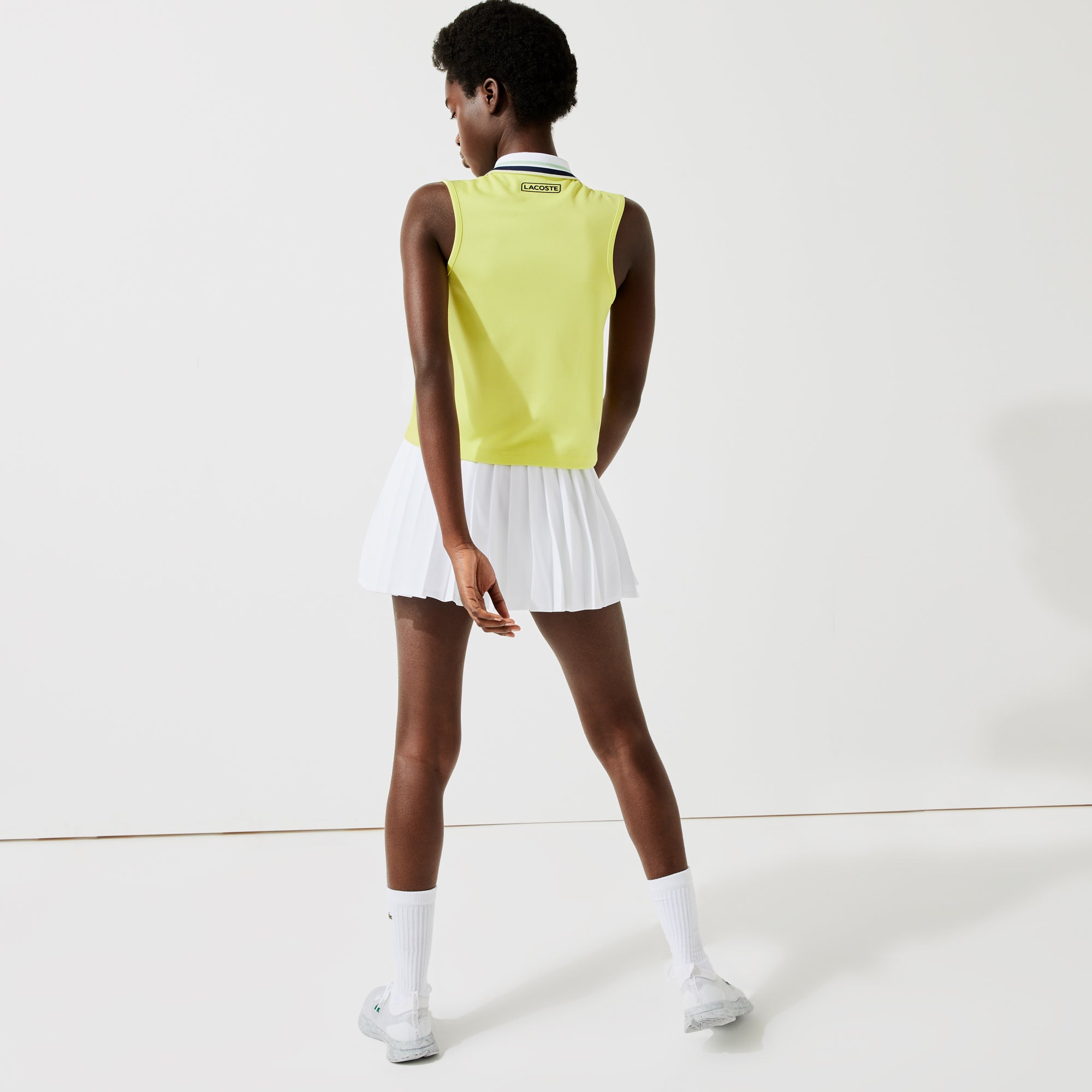 Lacoste Women's Jacquard Tennis Tank