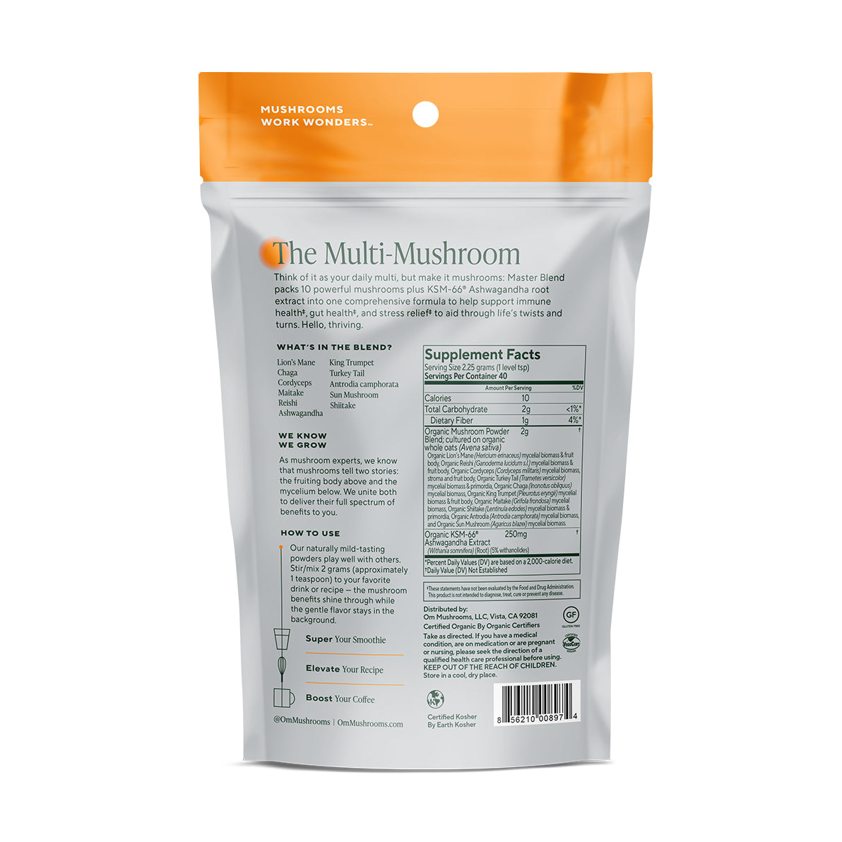 Master Blend Organic Mushroom Powder、mySite、gigharbornorthrealestate
