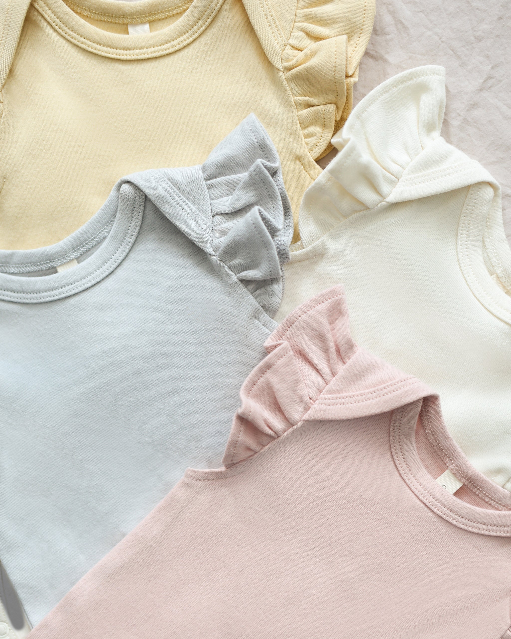  Flutter Sleeve Bodysuit || Ivory、mySite、layawaytickets