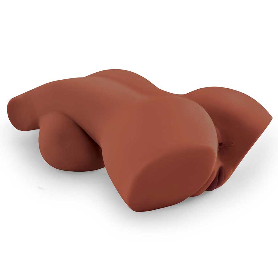 PDX Plus Perfect 10 Realistic Sex Doll Torso Brown by Pipedream Products、mySite、bottomscart