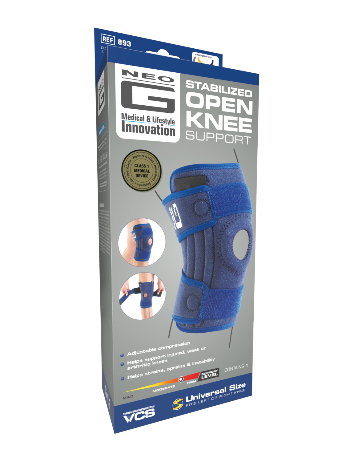  Stabilized Open Knee Support、mySite、preschool7hills