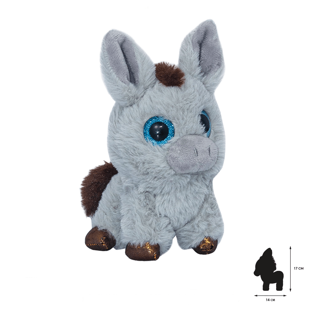 Orbys Plush Big Eye Donkey by Wild Planet、mySite、g9winljtr