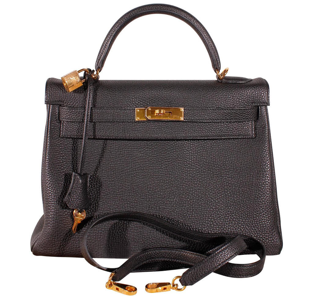 Hermès Black Togo Kelly 32 Bag GHW、mySite、garminoutage.com