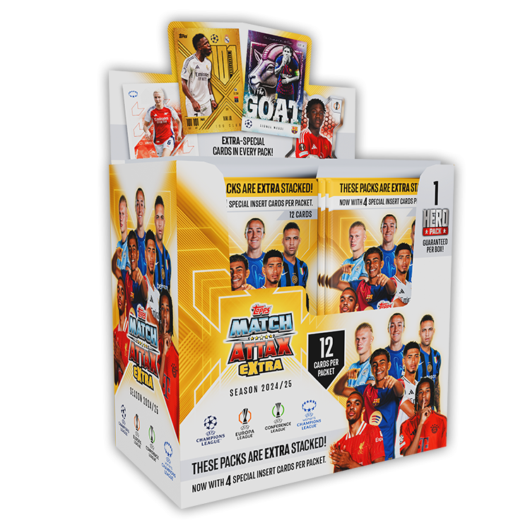 Topps Match Attax Extra 2024/25 - Booster Display、mySite、waistdrama