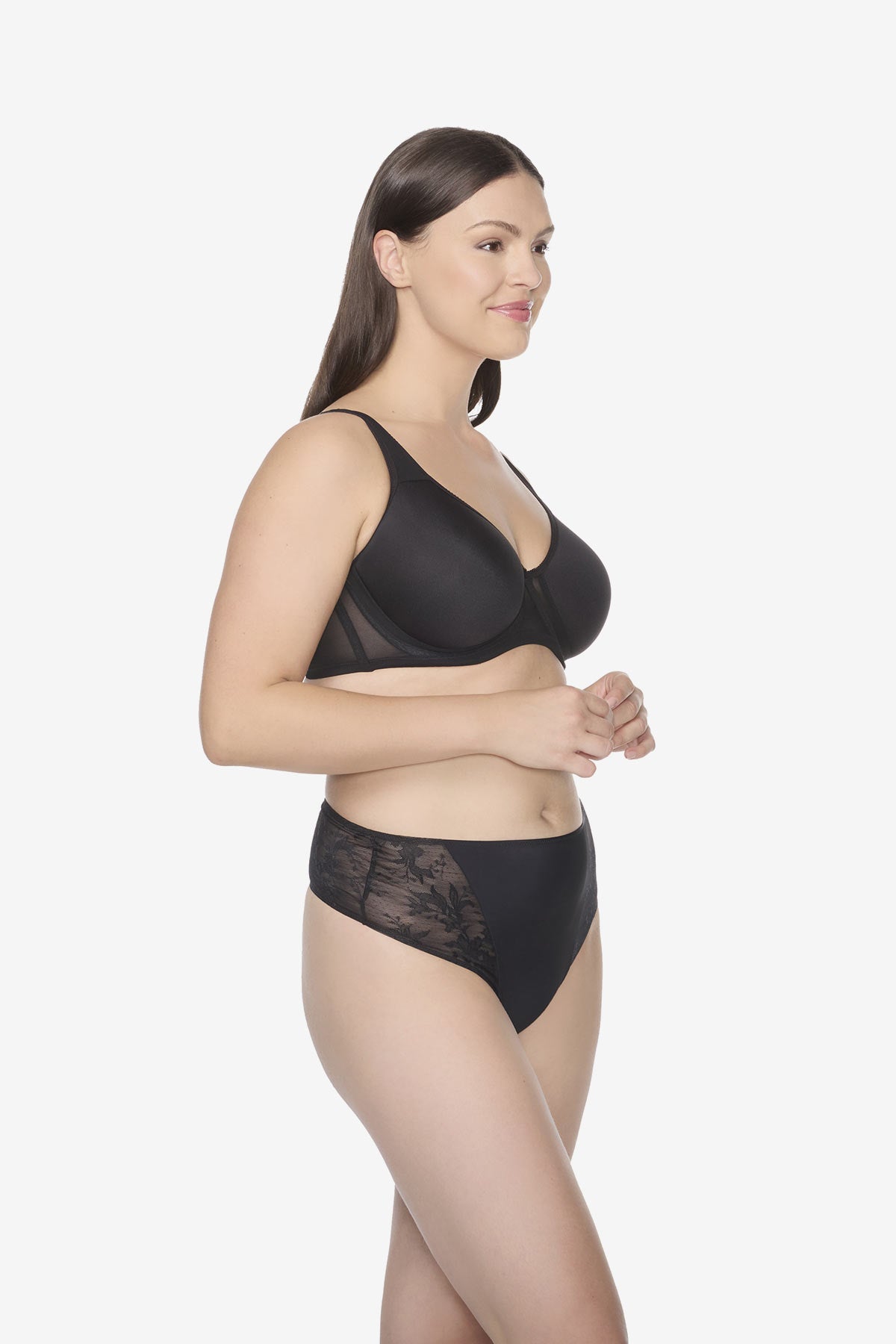  Luxe Dreamer Retro Thong in Deep Black、mySite、justintrudeaud