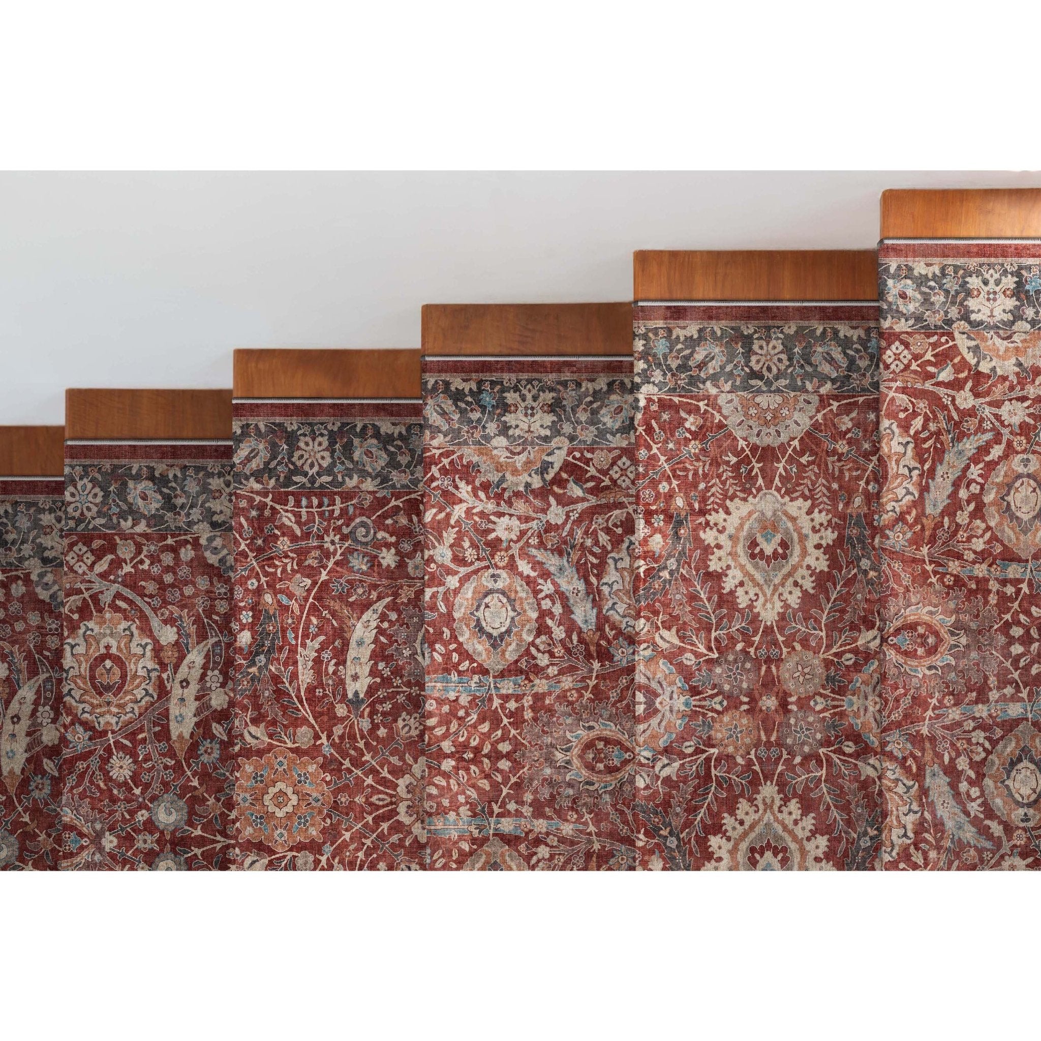 Custom Size Runner Liana Vintage Persian Oriental Red Choose Your Width x Choose Your Length Hallway Runner Rug、mySite、gigharbornorthrealestate