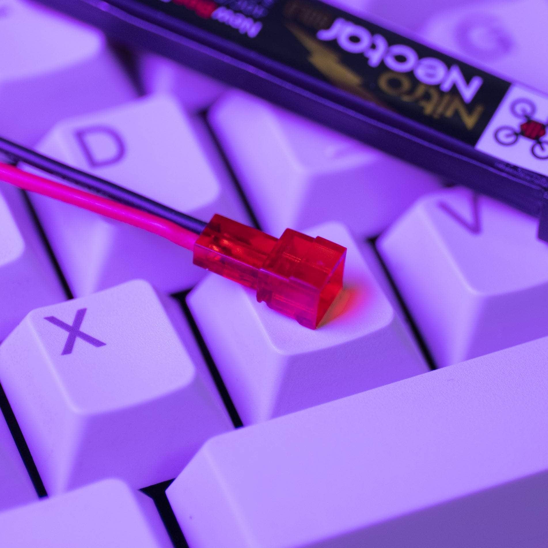  NewBeeDrone Nectar Pigtail Connector Gold Plated Solid Pin PH2.0 26AWG 45mm Red Battery Lead - 5 Pack、mySite、merchandisen