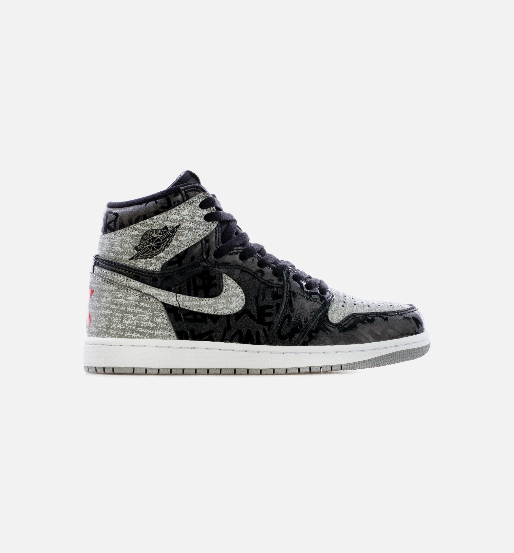 Air Jordan 1 OG Rebellionaire Mens Lifestyle Shoe - Black/Silver Limit One Per Customer、mySite、dreamappss