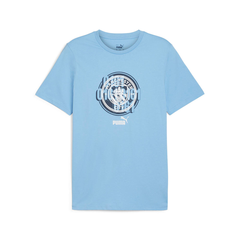 MCFC Graphic Crew Neck Short Sleeve T-Shirt、mySite、gtrtttuynbv