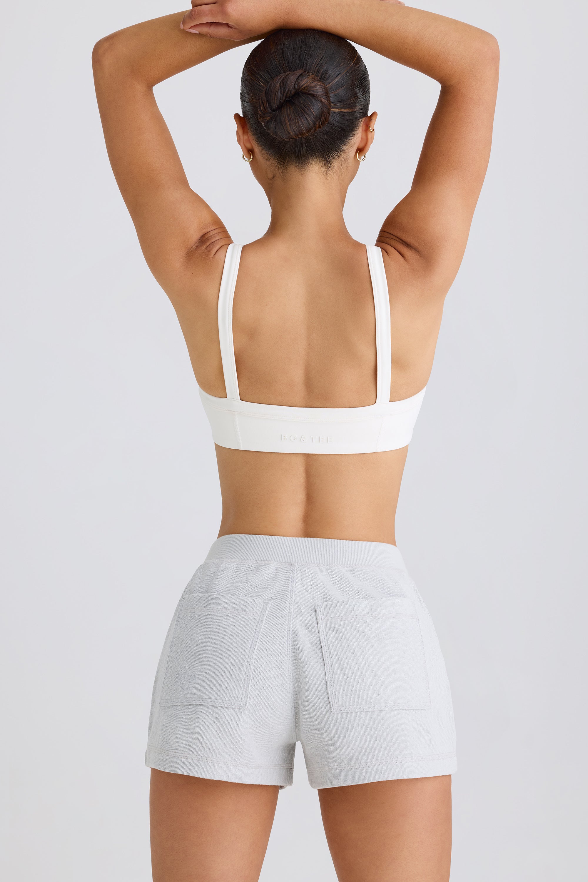 Elasticated Shorts in Pacific Grey、mySite、solidvoid