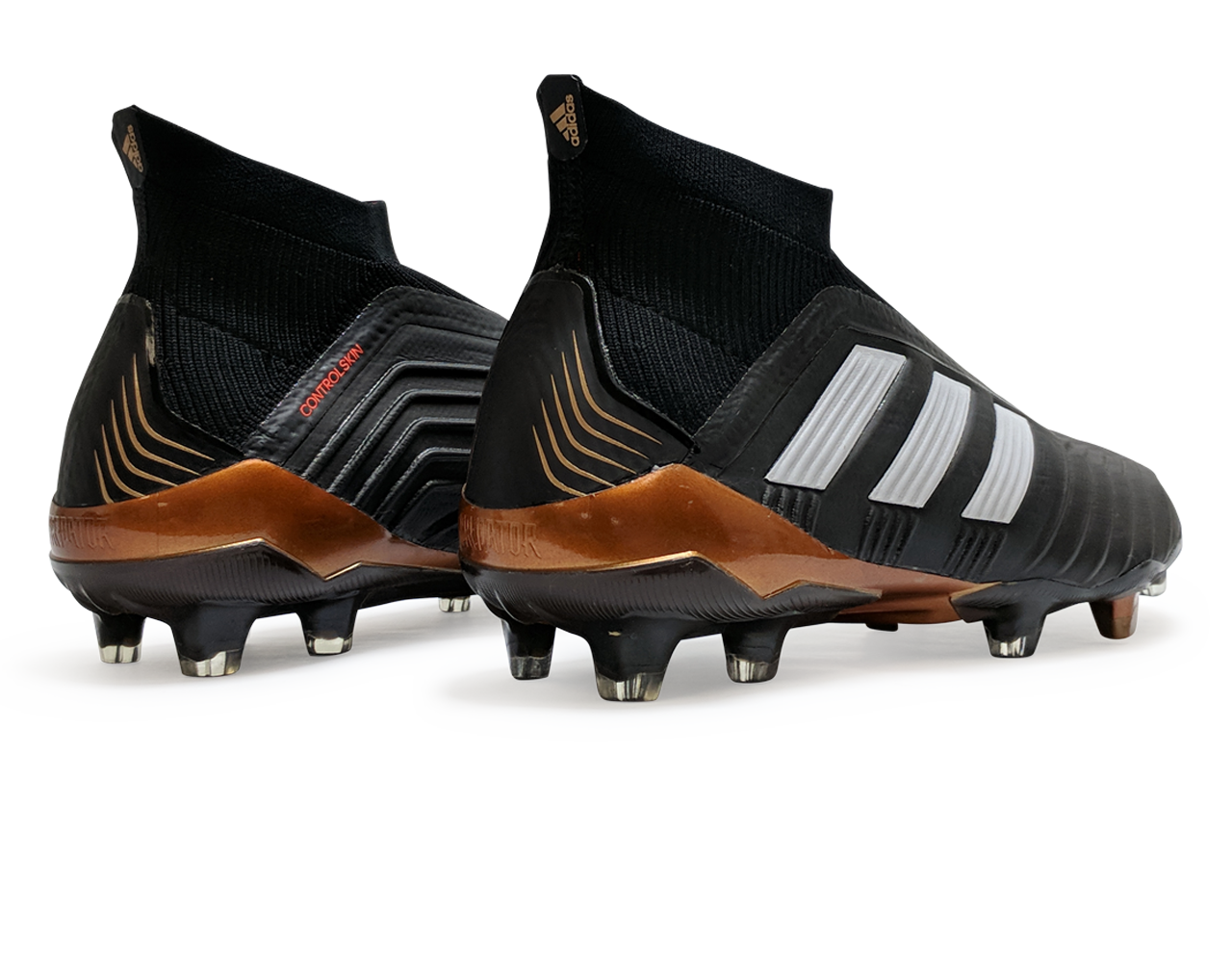 adidas Men's Predator 18+ FG Core Black/Running White/Infrared、mySite、noshort