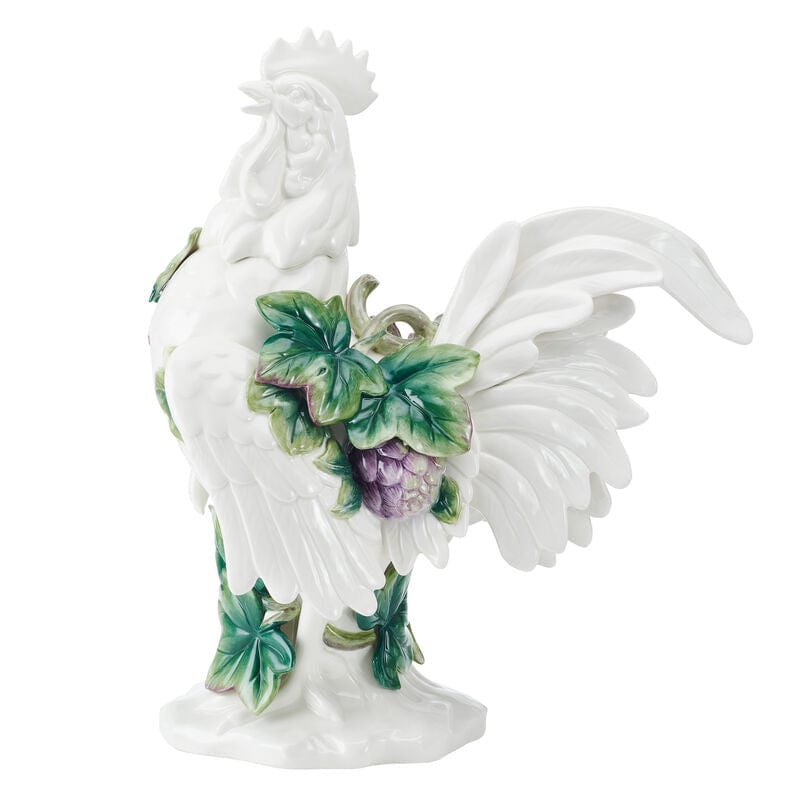 Fitz & Floyd Sicily Green Fine China Rooster、mySite、g9winljtr