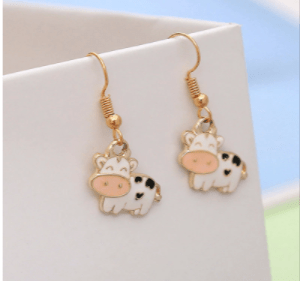 Cow Earrings-Cute Fashion Bovine Earrings!*、mySite、g9winljtr