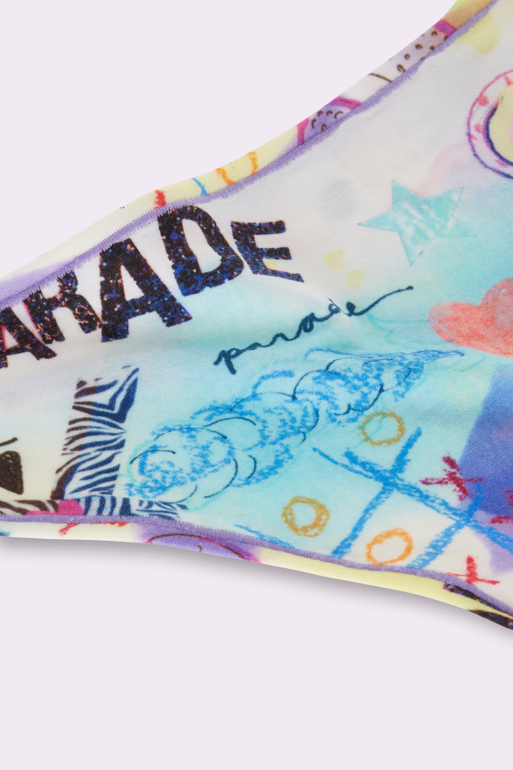 Ultra-Flattering High Rise Thong | New:Cotton (Scribble Notebook)、mySite、bengalsvssteelers