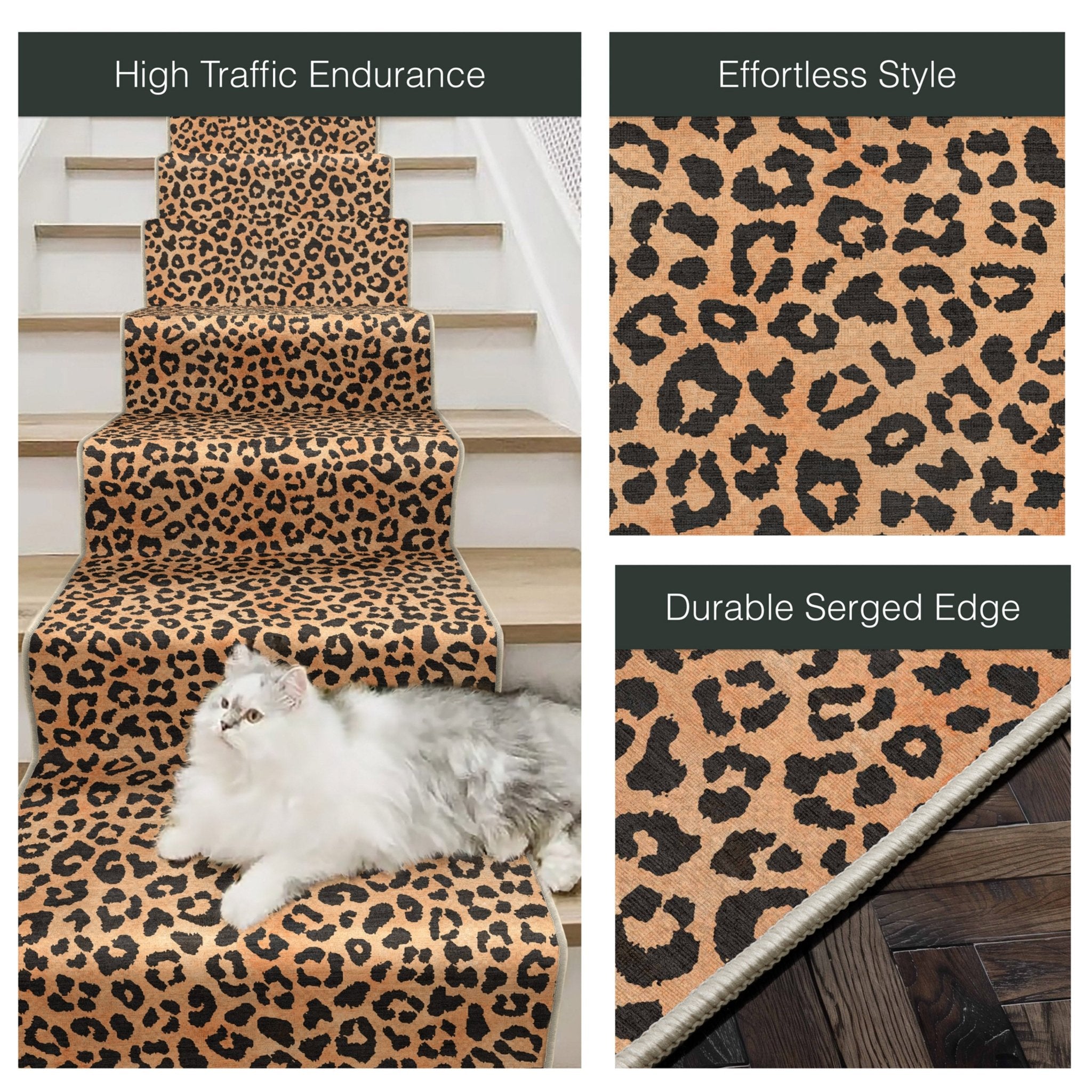 Kenric Leopard Print Custom Rug - Animal Print Personalized Sizes, Easy Maintenance、mySite、gigharbornorthrealestate