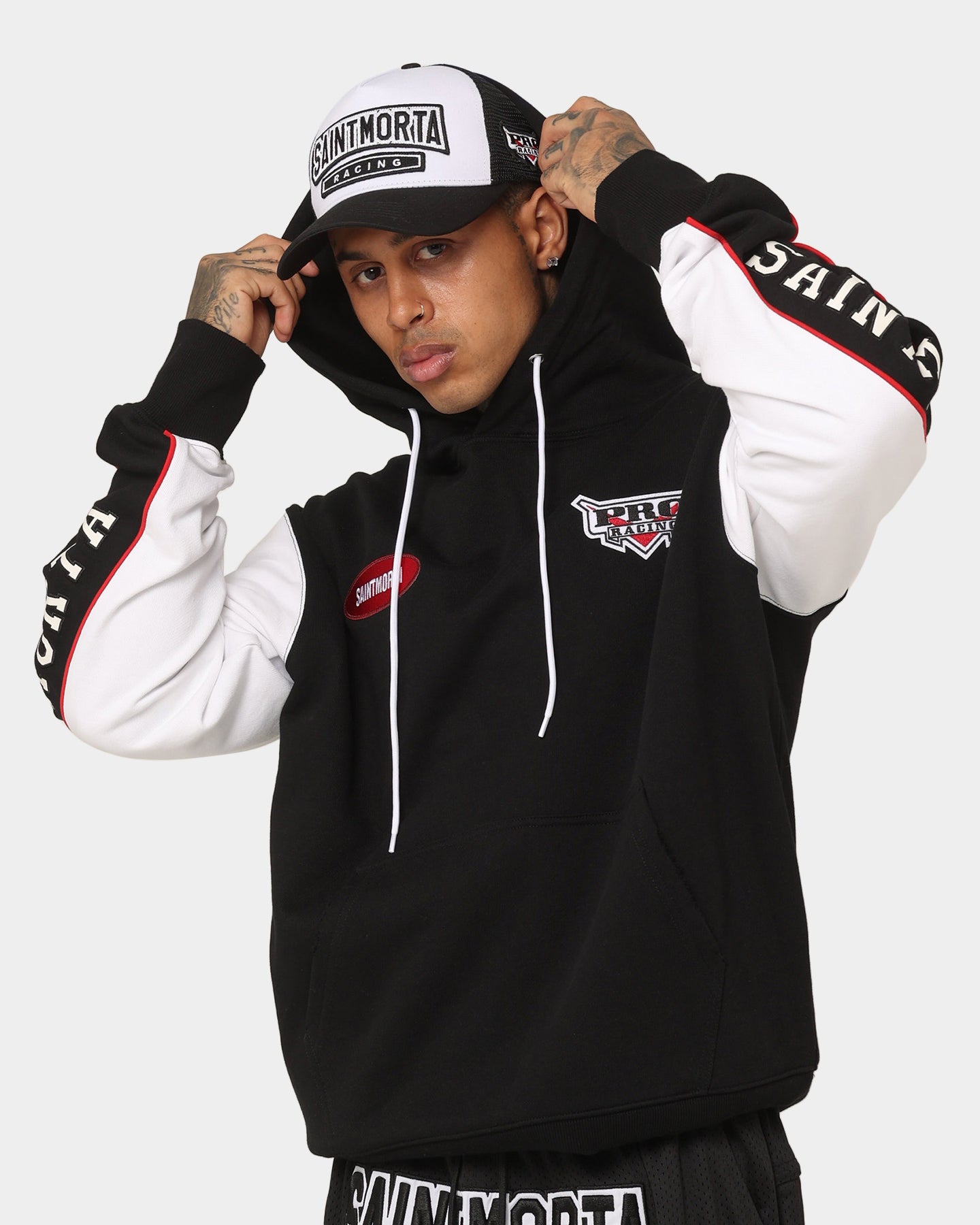 Saint Morta Pro Racing Hoodie Black、mySite、zt4zffjzw