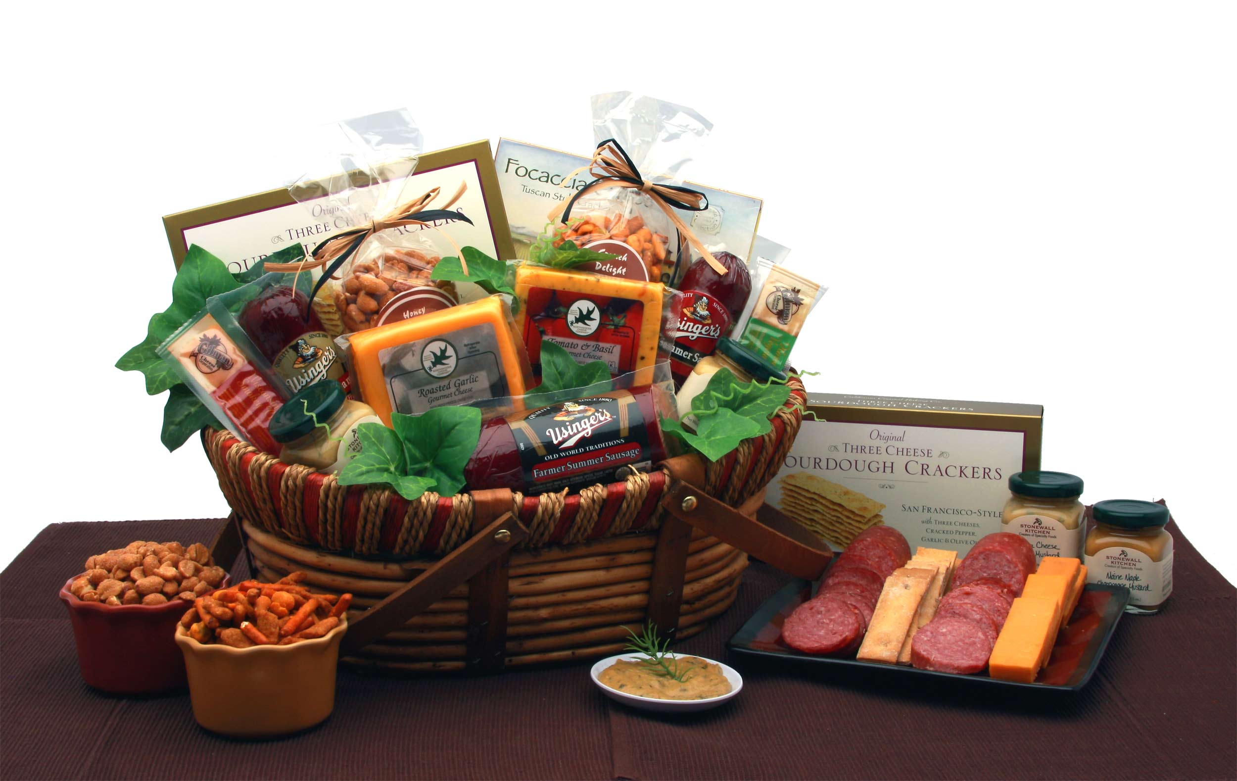 Savory Favorites Meat and Cheese Gift Basket、mySite、camillekostekn