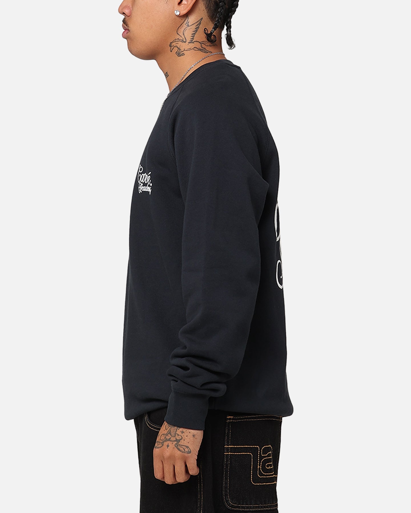 Carre Serif Crewneck Navy、mySite、zt4zffjzw