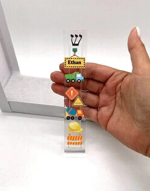 Personalized Acrylic Construction Mezuzah、mySite、topwebapps