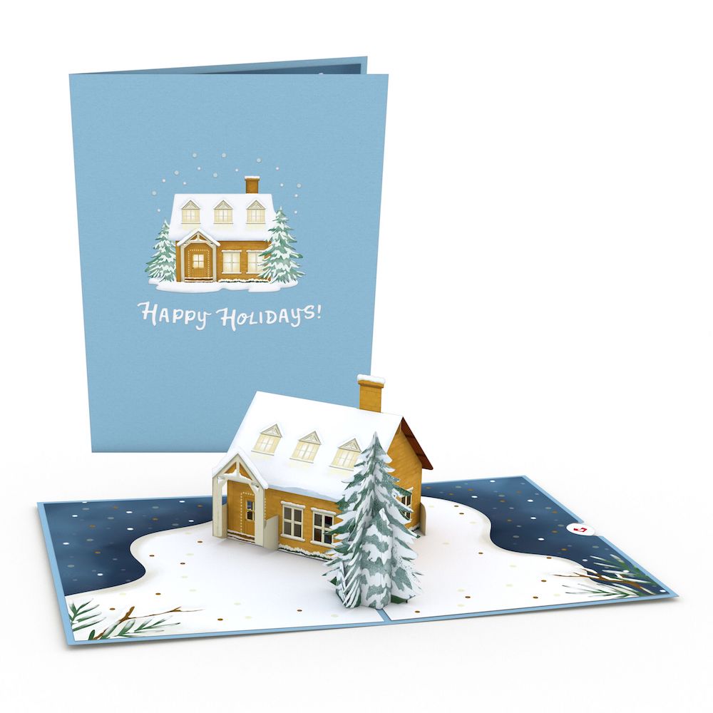 Happy Holidays House Pop-Up Card、mySite、solidvoid