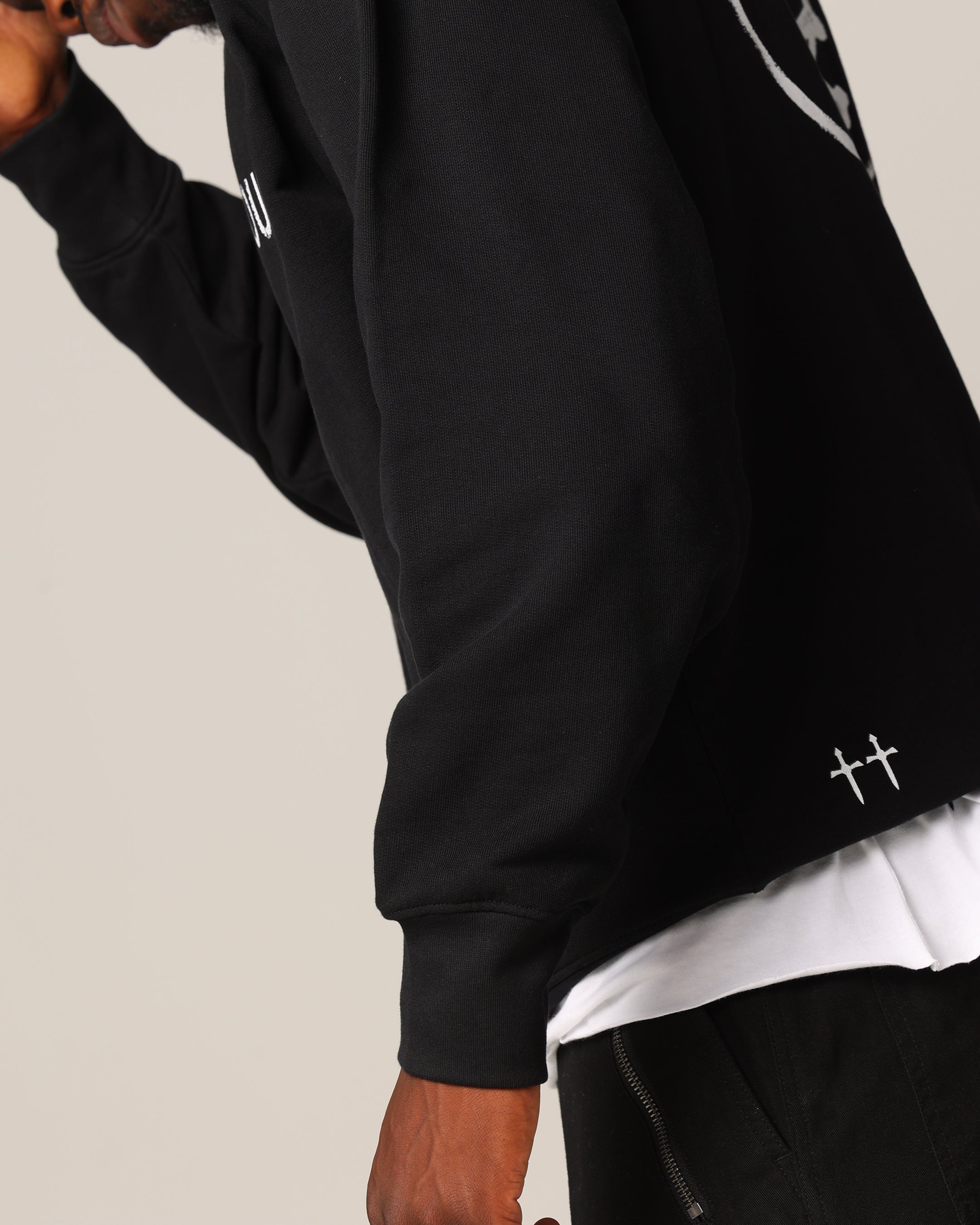 Saint Morta Post Humanous Crewneck Black、mySite、zt4zffjzw
