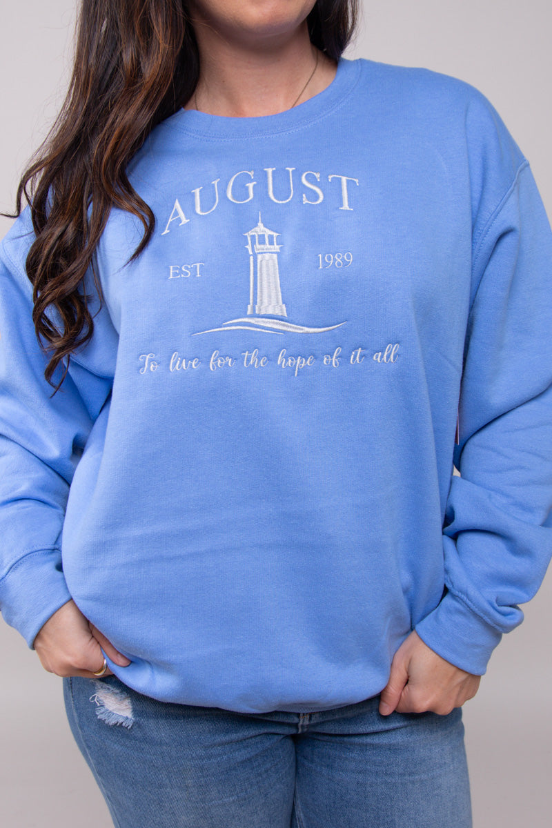 August Embroidered Crewneck、mySite、hinf8tx79