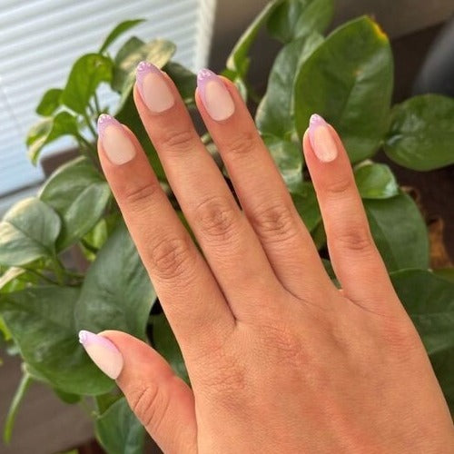 3D Iridescent Petal - Press-On | Medium | Almond、mySite、solidvoid