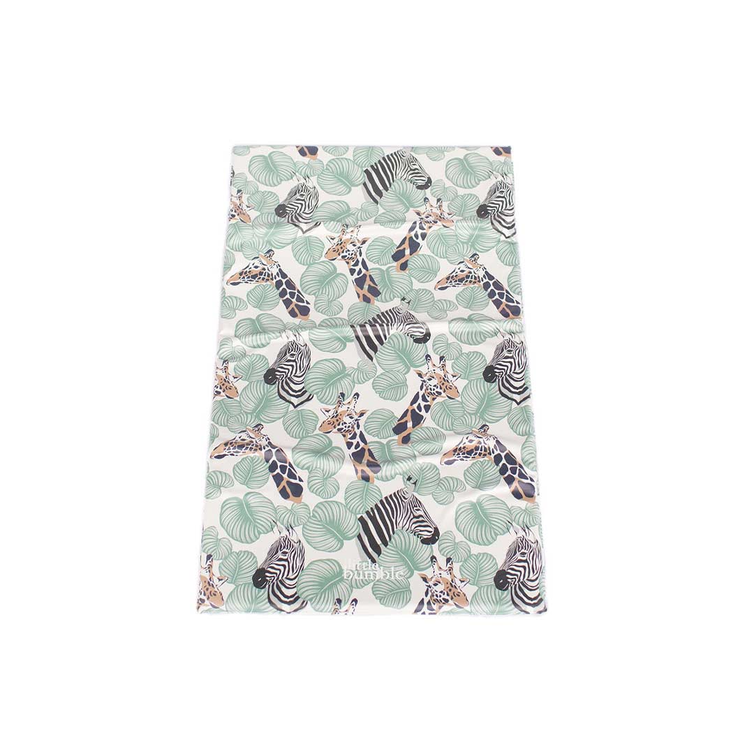  The Little Bumble Co. Travel Changing Mat - Safari - Green、mySite、merchandisen