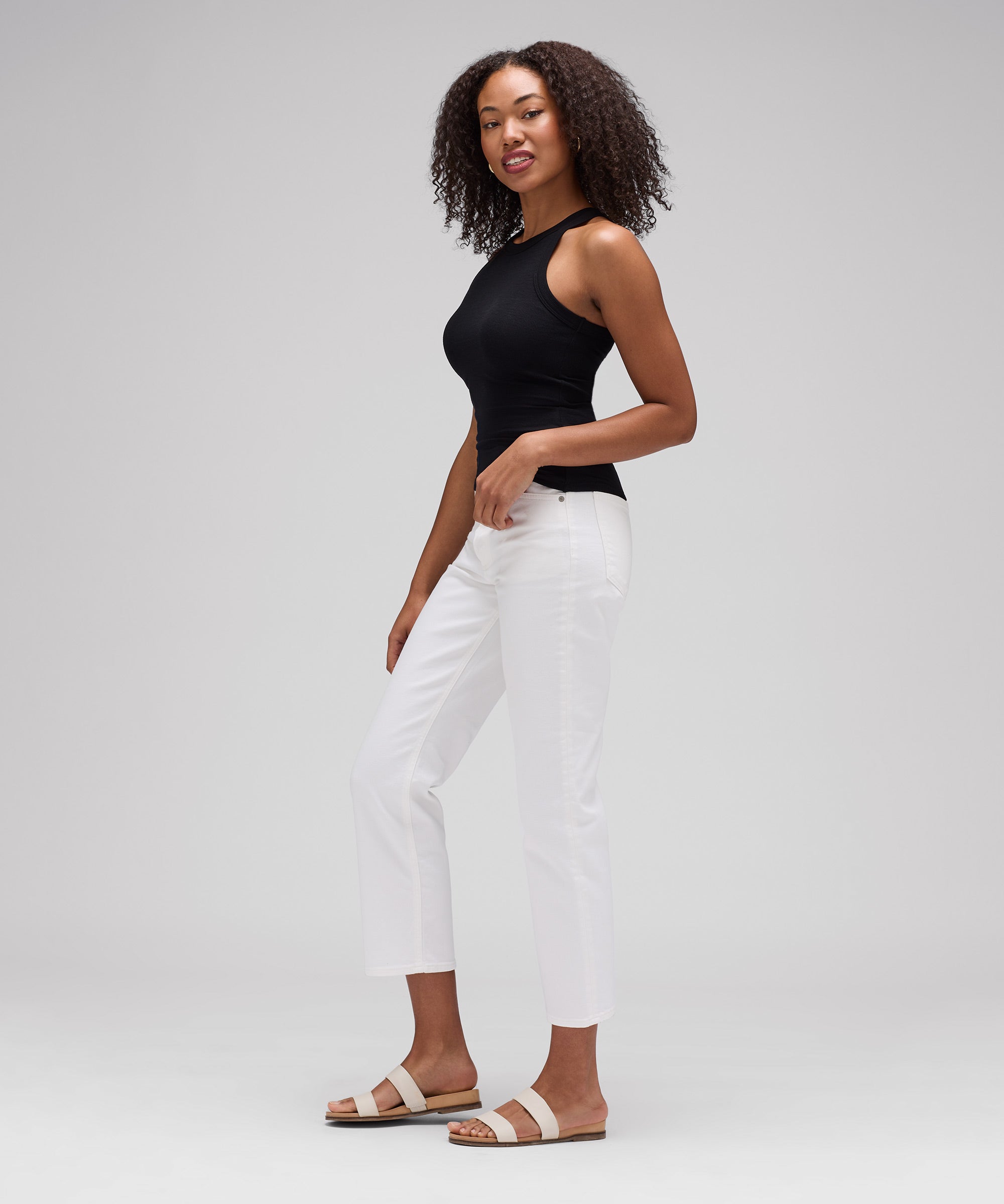 Women's Merino Ribbed Racer Tank、mySite、noshort