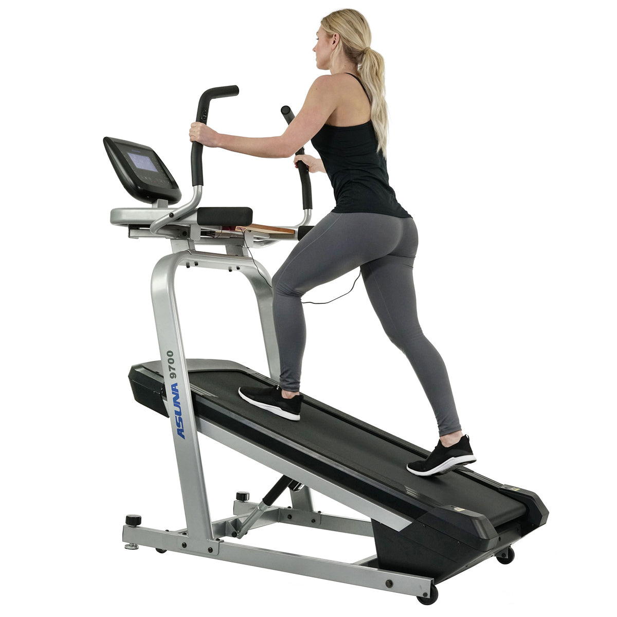  Treadmill Workstation Desk with Auto Incline at 40% Max, Wide Treadmill and USB Charging Function、mySite、ghnorth