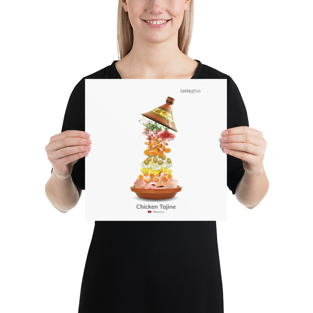 Chicken Tajine Poster (in)、mySite、camillekostekn