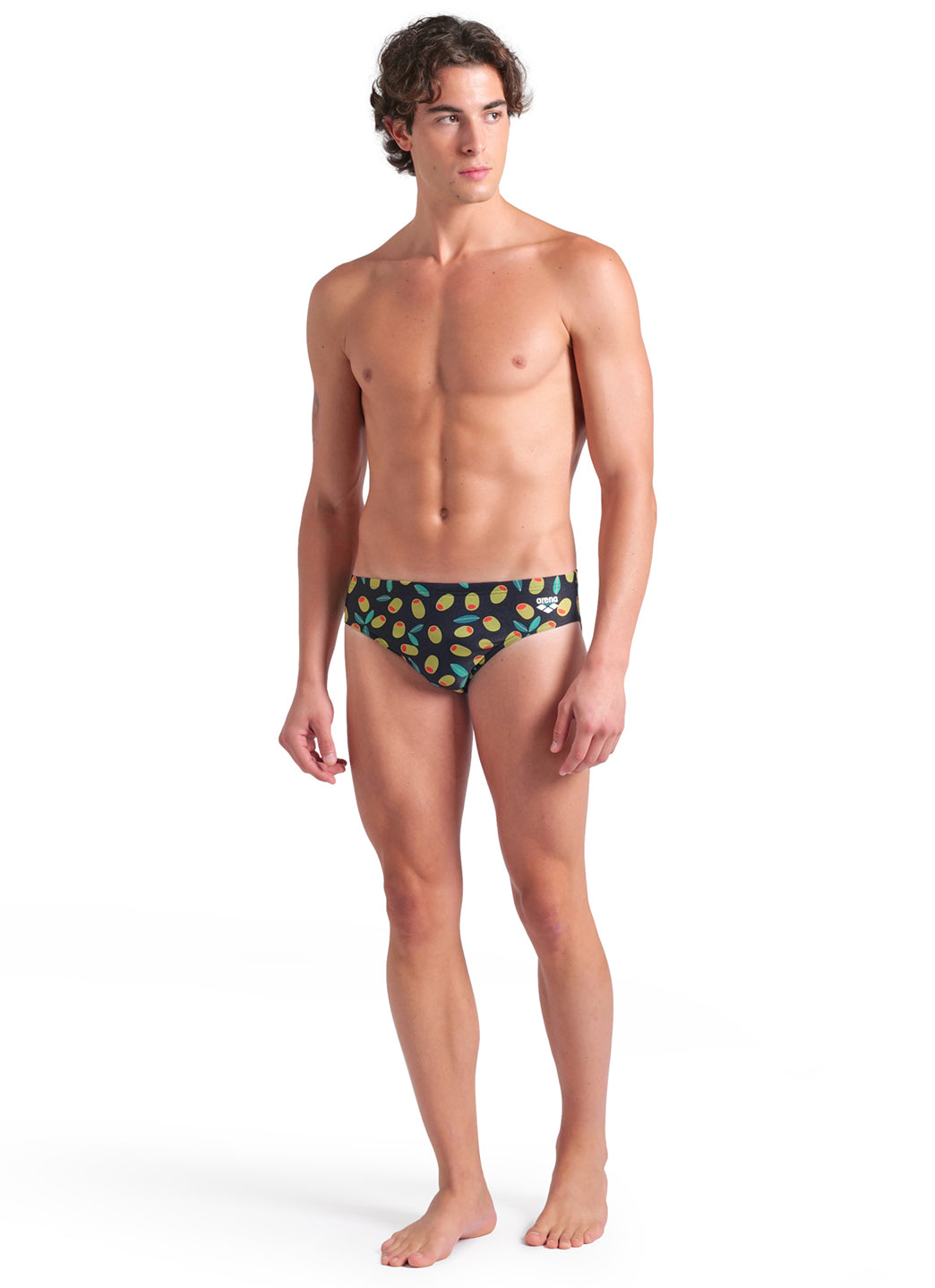 Arena Men's Olives Brief Swimsuit、mySite、noshort