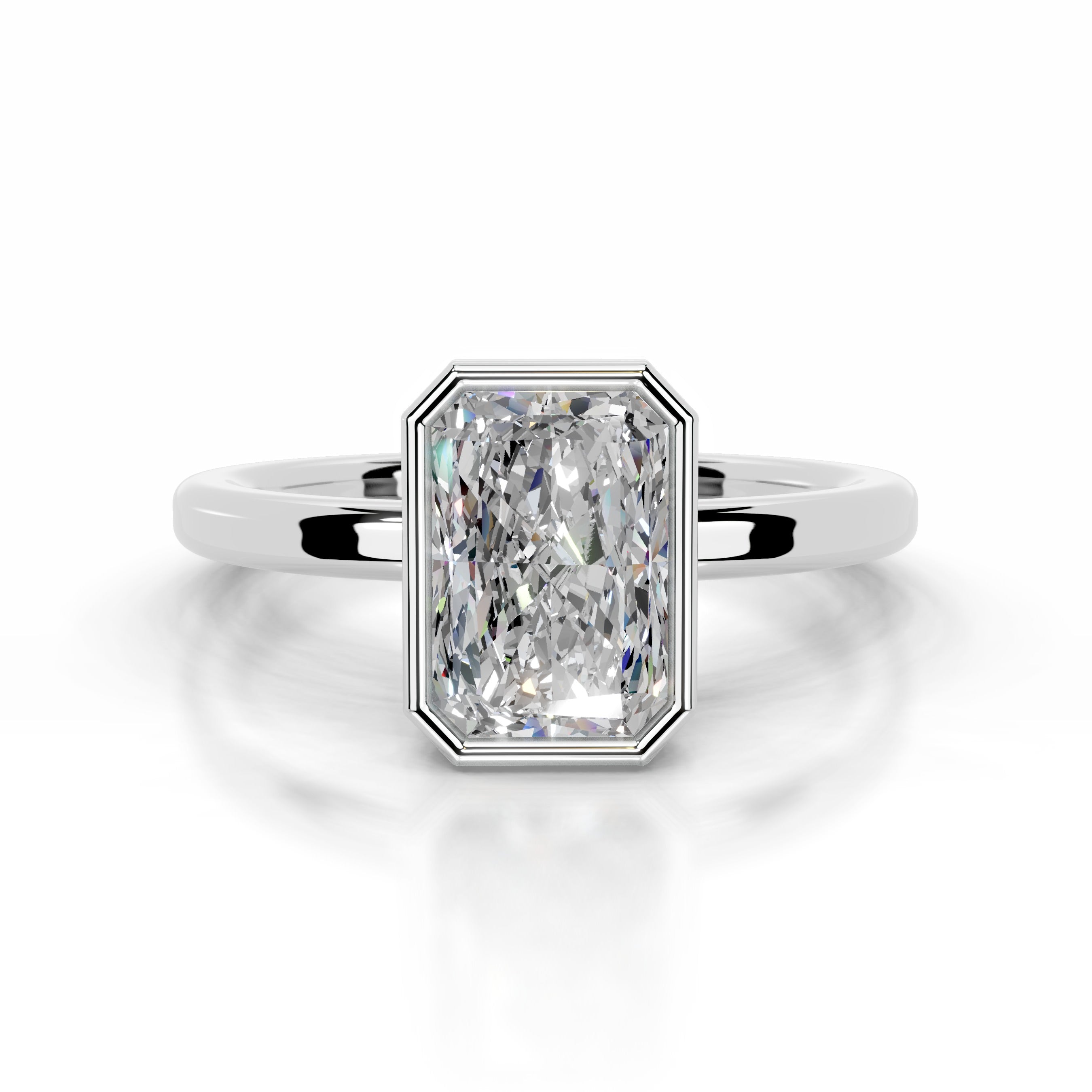 Dima Moissanite Ring - Platinum、mySite、hinf8tx79