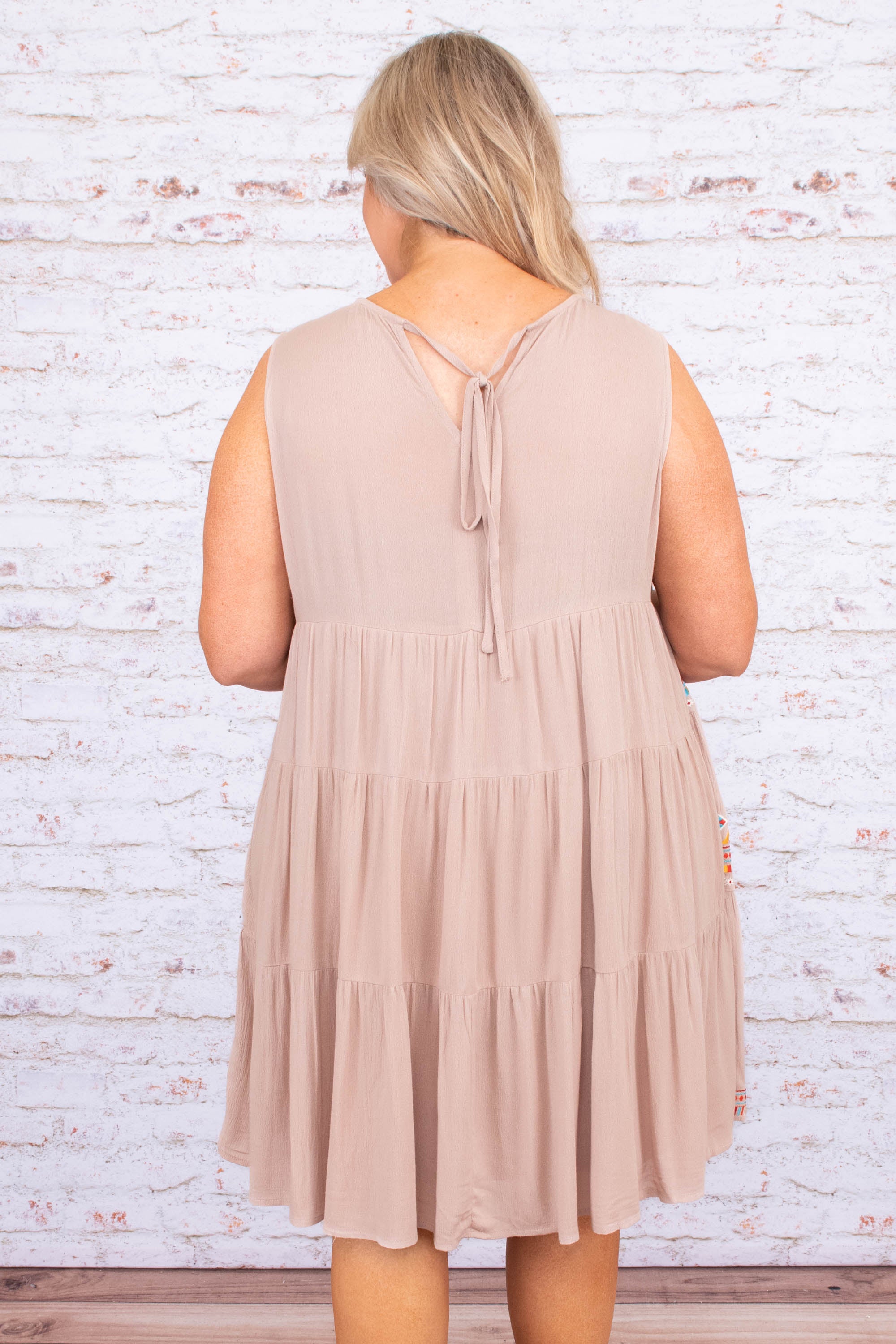  Winds of Time Dress, Taupe、mySite、justintrudeaud