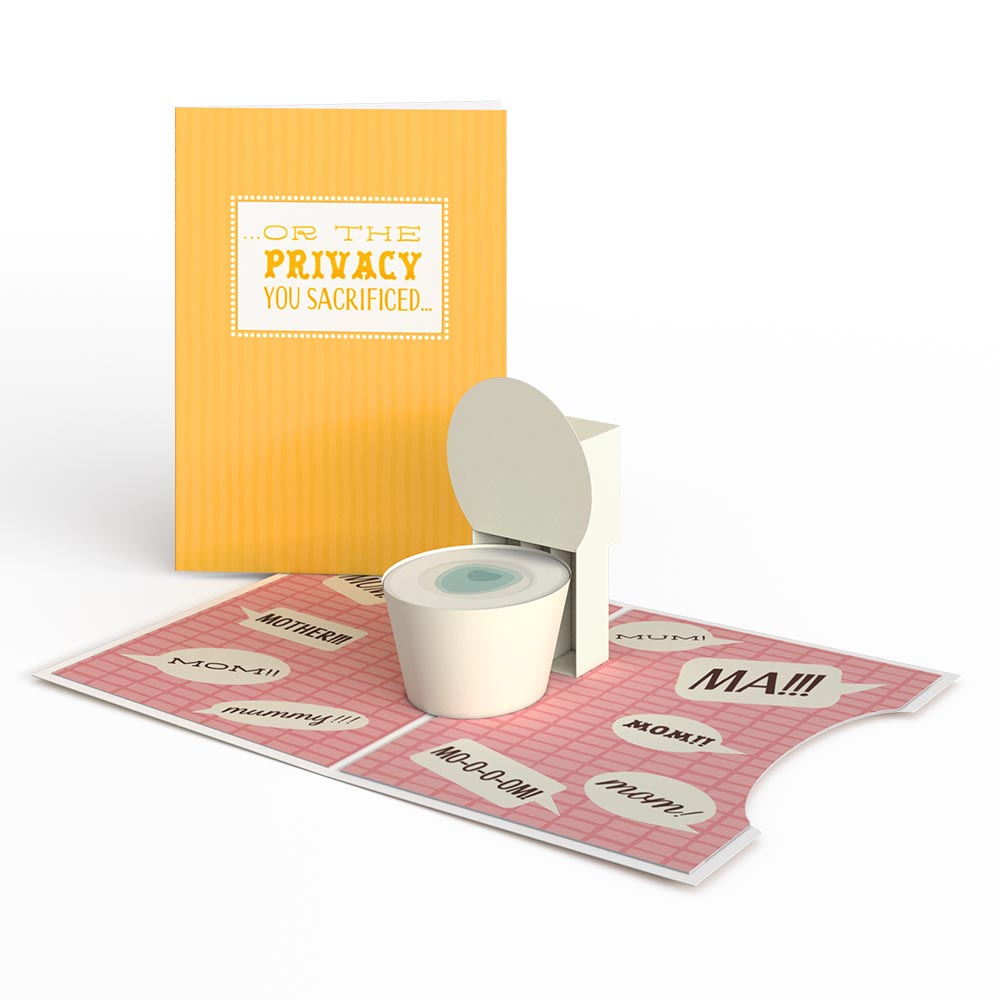 Mother's Day Thank You 4-in-1 Nesting Card、mySite、solidvoid